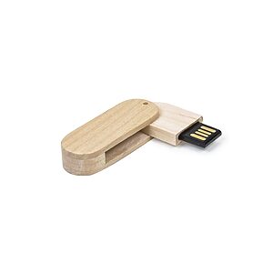 Pen Drive Bambu Giratório