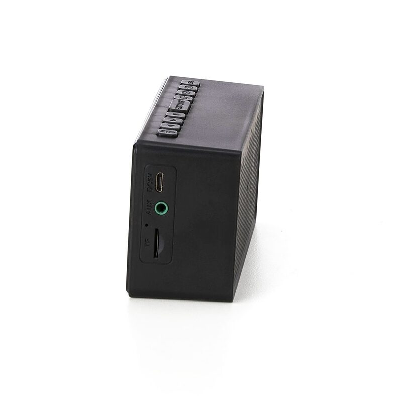 Caixa de Som Multimídia com Relógio e Suporte para Celular-4450 - Image 6