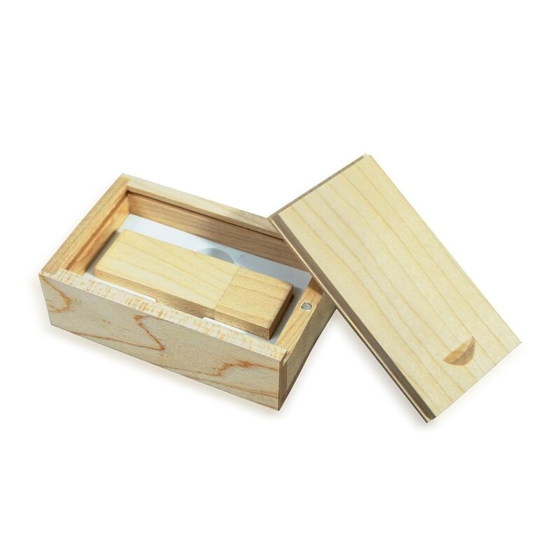 Conjunto Estojo e Pen Drive Bambu